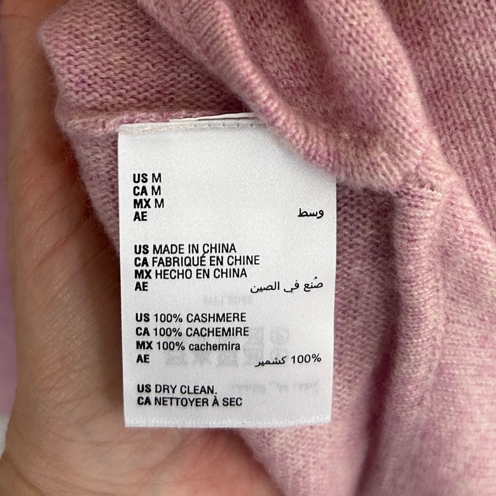 NWT CHARTER CLUB LUXURY 100% Cashmere Sweater Soft Old Money Parisian | Size M - Picture 8 of 10